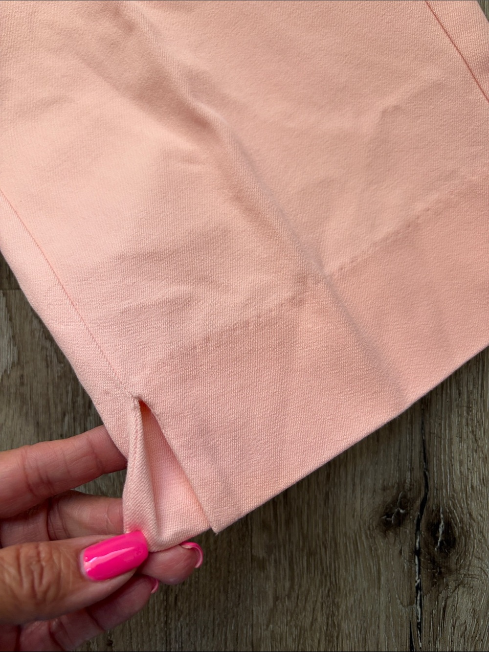 Lane Bryant Light Pink Cropped Tailored Pants - Picture 4 of 10